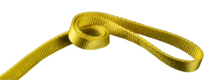 120cm – 19.0mm Yellow Webbing Loops
