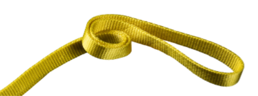 120cm – 19.0mm Yellow Webbing Loops
