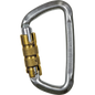D-SHAPE - Steel Triple Action Twist Lock Carabiner